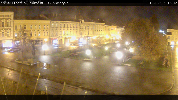 Město Prostějov - Náměstí T. G. Masaryka - 22.10.2025 v 19:15 Město Prostějov - Náměstí T. G. Masaryka - 22.10.2025 v 19:15