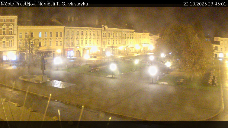 Město Prostějov - Náměstí T. G. Masaryka - 22.10.2025 v 23:45 Město Prostějov - Náměstí T. G. Masaryka - 22.10.2025 v 23:45