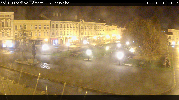 Město Prostějov - Náměstí T. G. Masaryka - 23.10.2025 v 01:01 Město Prostějov - Náměstí T. G. Masaryka - 23.10.2025 v 01:01