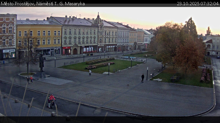 Město Prostějov - Náměstí T. G. Masaryka - 23.10.2025 v 07:32 Město Prostějov - Náměstí T. G. Masaryka - 23.10.2025 v 07:32