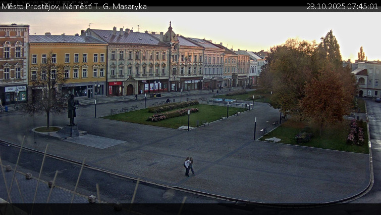 Město Prostějov - Náměstí T. G. Masaryka - 23.10.2025 v 07:45 Město Prostějov - Náměstí T. G. Masaryka - 23.10.2025 v 07:45