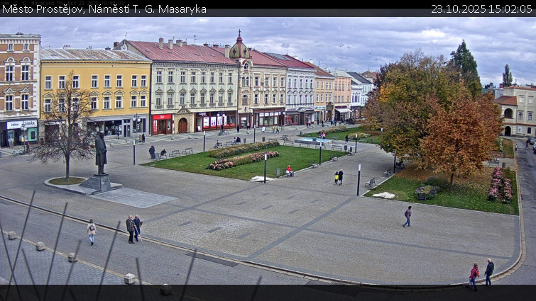 Město Prostějov - Náměstí T. G. Masaryka - 23.10.2025 v 15:02 Město Prostějov - Náměstí T. G. Masaryka - 23.10.2025 v 15:02