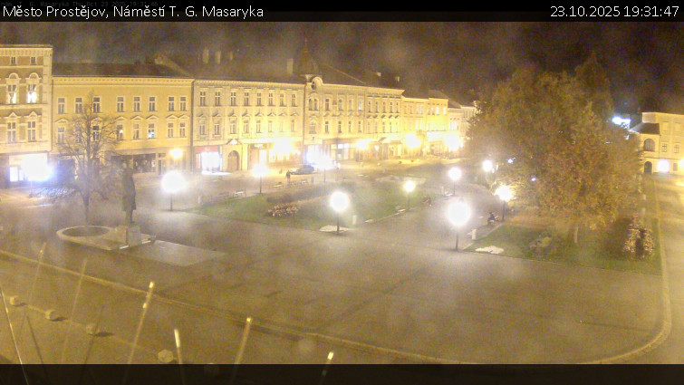 Město Prostějov - Náměstí T. G. Masaryka - 23.10.2025 v 19:31 Město Prostějov - Náměstí T. G. Masaryka - 23.10.2025 v 19:31