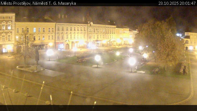 Město Prostějov - Náměstí T. G. Masaryka - 23.10.2025 v 20:01 Město Prostějov - Náměstí T. G. Masaryka - 23.10.2025 v 20:01