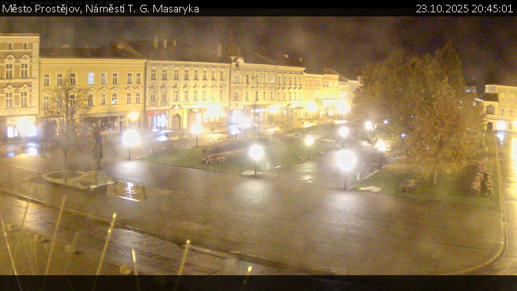 Město Prostějov - Náměstí T. G. Masaryka - 23.10.2025 v 20:45 Město Prostějov - Náměstí T. G. Masaryka - 23.10.2025 v 20:45