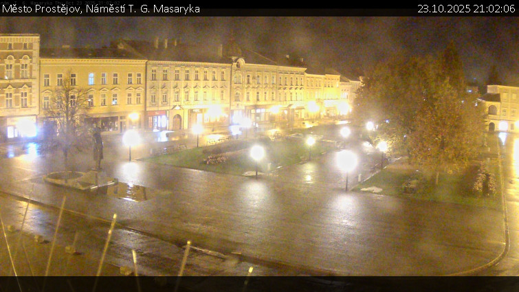 Město Prostějov - Náměstí T. G. Masaryka - 23.10.2025 v 21:02 Město Prostějov - Náměstí T. G. Masaryka - 23.10.2025 v 21:02
