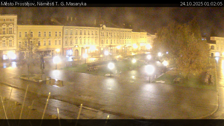 Město Prostějov - Náměstí T. G. Masaryka - 24.10.2025 v 01:02 Město Prostějov - Náměstí T. G. Masaryka - 24.10.2025 v 01:02