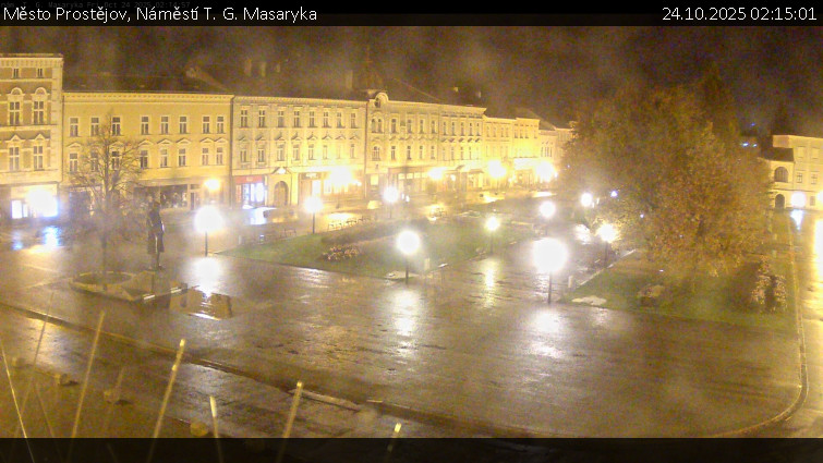 Město Prostějov - Náměstí T. G. Masaryka - 24.10.2025 v 02:15 Město Prostějov - Náměstí T. G. Masaryka - 24.10.2025 v 02:15