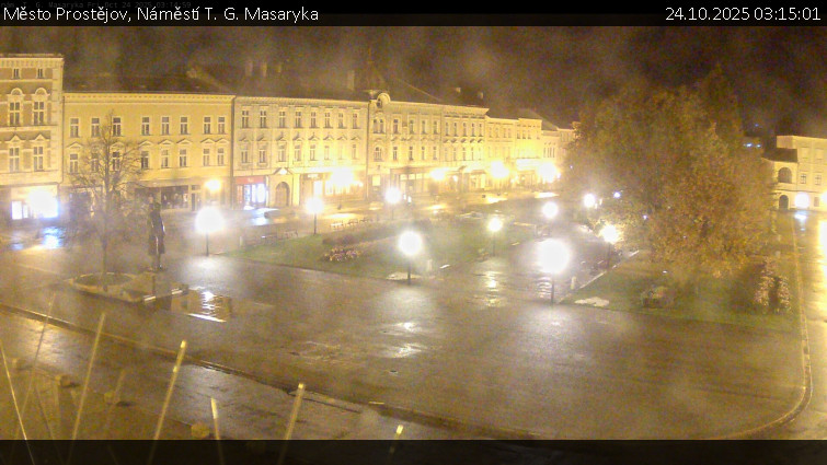 Město Prostějov - Náměstí T. G. Masaryka - 24.10.2025 v 03:15 Město Prostějov - Náměstí T. G. Masaryka - 24.10.2025 v 03:15