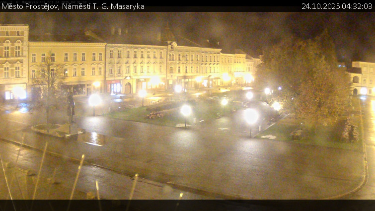 Město Prostějov - Náměstí T. G. Masaryka - 24.10.2025 v 04:32 Město Prostějov - Náměstí T. G. Masaryka - 24.10.2025 v 04:32