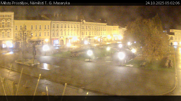 Město Prostějov - Náměstí T. G. Masaryka - 24.10.2025 v 05:02 Město Prostějov - Náměstí T. G. Masaryka - 24.10.2025 v 05:02