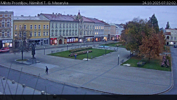 Město Prostějov - Náměstí T. G. Masaryka - 24.10.2025 v 07:32 Město Prostějov - Náměstí T. G. Masaryka - 24.10.2025 v 07:32