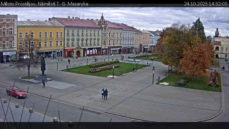 Město Prostějov - Náměstí T. G. Masaryka - 24.10.2025 v 14:32 Město Prostějov - Náměstí T. G. Masaryka - 24.10.2025 v 14:32