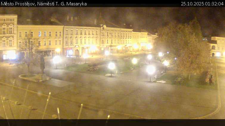 Město Prostějov - Náměstí T. G. Masaryka - 25.10.2025 v 01:32 Město Prostějov - Náměstí T. G. Masaryka - 25.10.2025 v 01:32
