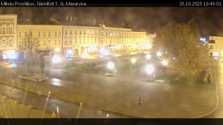 Město Prostějov - Náměstí T. G. Masaryka - 25.10.2025 v 19:45 Město Prostějov - Náměstí T. G. Masaryka - 25.10.2025 v 19:45