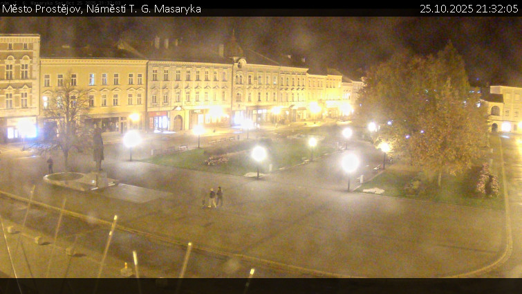 Město Prostějov - Náměstí T. G. Masaryka - 25.10.2025 v 21:32 Město Prostějov - Náměstí T. G. Masaryka - 25.10.2025 v 21:32