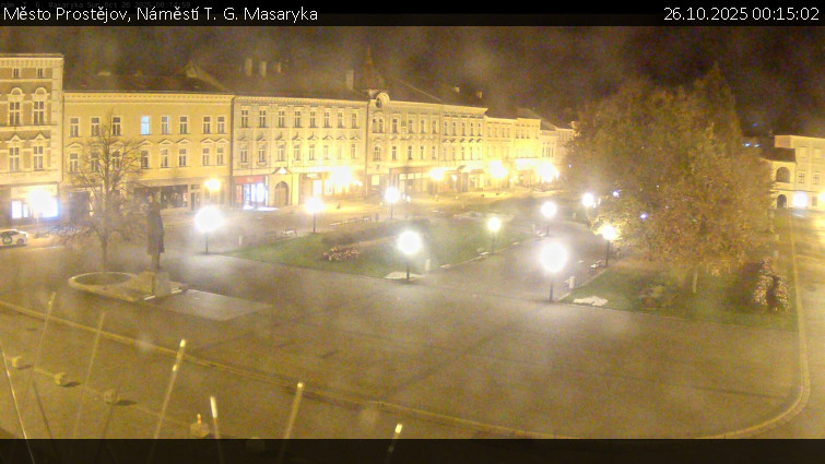 Město Prostějov - Náměstí T. G. Masaryka - 26.10.2025 v 00:15 Město Prostějov - Náměstí T. G. Masaryka - 26.10.2025 v 00:15
