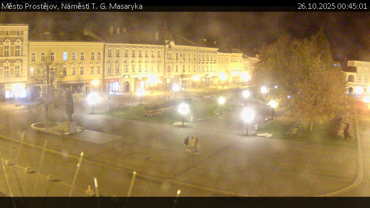 Město Prostějov - Náměstí T. G. Masaryka - 26.10.2025 v 00:45 Město Prostějov - Náměstí T. G. Masaryka - 26.10.2025 v 00:45