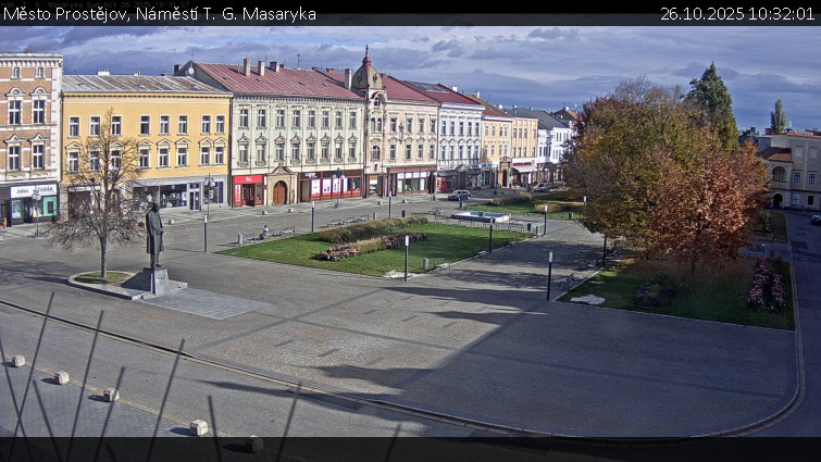 Město Prostějov - Náměstí T. G. Masaryka - 26.10.2025 v 10:32 Město Prostějov - Náměstí T. G. Masaryka - 26.10.2025 v 10:32