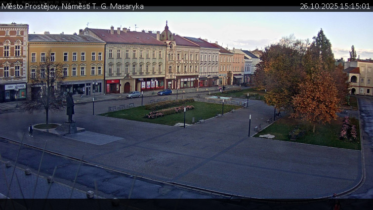 Město Prostějov - Náměstí T. G. Masaryka - 26.10.2025 v 15:15 Město Prostějov - Náměstí T. G. Masaryka - 26.10.2025 v 15:15