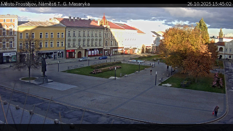 Město Prostějov - Náměstí T. G. Masaryka - 26.10.2025 v 15:45 Město Prostějov - Náměstí T. G. Masaryka - 26.10.2025 v 15:45