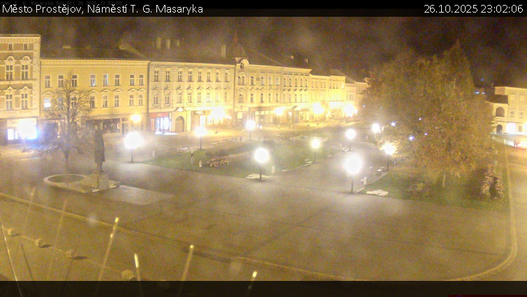 Město Prostějov - Náměstí T. G. Masaryka - 26.10.2025 v 23:02 Město Prostějov - Náměstí T. G. Masaryka - 26.10.2025 v 23:02