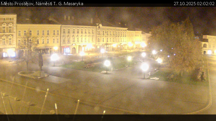 Město Prostějov - Náměstí T. G. Masaryka - 27.10.2025 v 02:02 Město Prostějov - Náměstí T. G. Masaryka - 27.10.2025 v 02:02