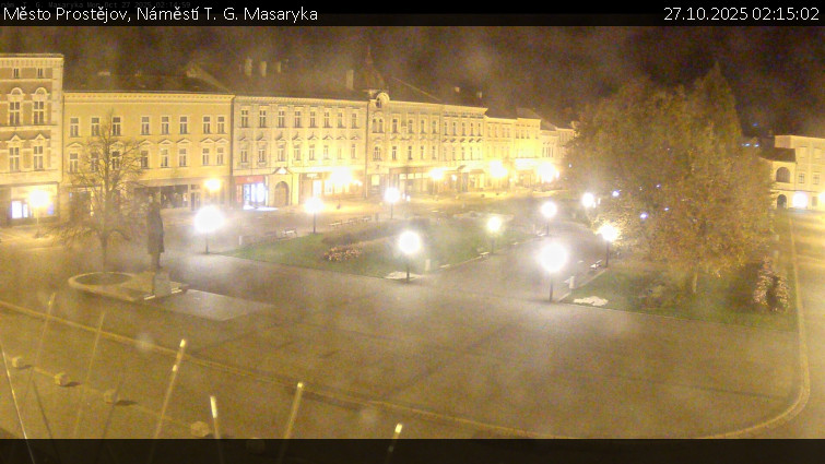 Město Prostějov - Náměstí T. G. Masaryka - 27.10.2025 v 02:15 Město Prostějov - Náměstí T. G. Masaryka - 27.10.2025 v 02:15