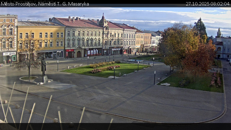 Město Prostějov - Náměstí T. G. Masaryka - 27.10.2025 v 08:02 Město Prostějov - Náměstí T. G. Masaryka - 27.10.2025 v 08:02