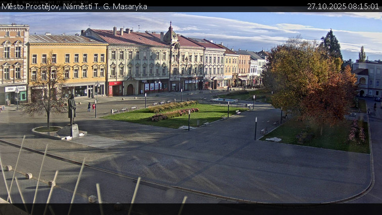 Město Prostějov - Náměstí T. G. Masaryka - 27.10.2025 v 08:15 Město Prostějov - Náměstí T. G. Masaryka - 27.10.2025 v 08:15