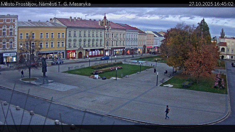 Město Prostějov - Náměstí T. G. Masaryka - 27.10.2025 v 16:45 Město Prostějov - Náměstí T. G. Masaryka - 27.10.2025 v 16:45
