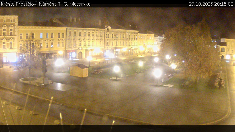 Město Prostějov - Náměstí T. G. Masaryka - 27.10.2025 v 20:15 Město Prostějov - Náměstí T. G. Masaryka - 27.10.2025 v 20:15