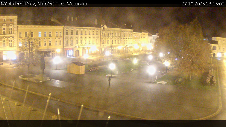 Město Prostějov - Náměstí T. G. Masaryka - 27.10.2025 v 23:15 Město Prostějov - Náměstí T. G. Masaryka - 27.10.2025 v 23:15