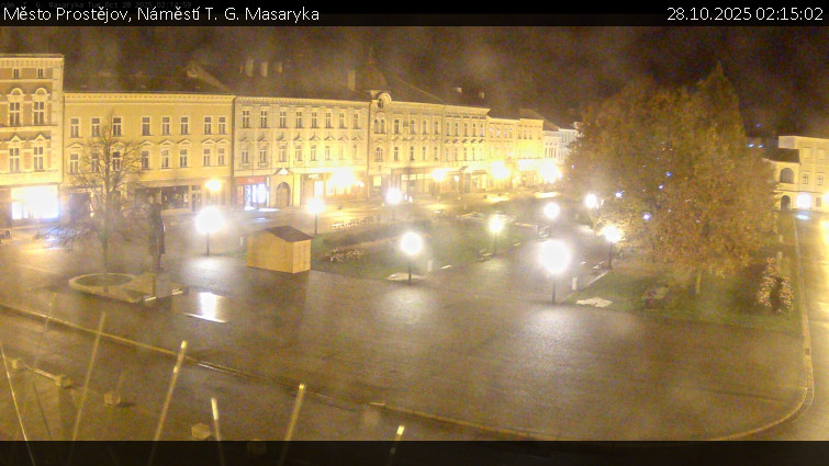 Město Prostějov - Náměstí T. G. Masaryka - 28.10.2025 v 02:15 Město Prostějov - Náměstí T. G. Masaryka - 28.10.2025 v 02:15
