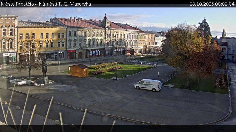 Město Prostějov - Náměstí T. G. Masaryka - 28.10.2025 v 08:02 Město Prostějov - Náměstí T. G. Masaryka - 28.10.2025 v 08:02