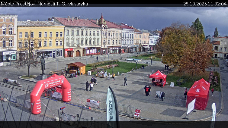 Město Prostějov - Náměstí T. G. Masaryka - 28.10.2025 v 11:32 Město Prostějov - Náměstí T. G. Masaryka - 28.10.2025 v 11:32