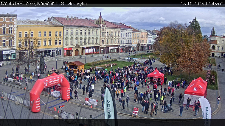 Město Prostějov - Náměstí T. G. Masaryka - 28.10.2025 v 12:45 Město Prostějov - Náměstí T. G. Masaryka - 28.10.2025 v 12:45