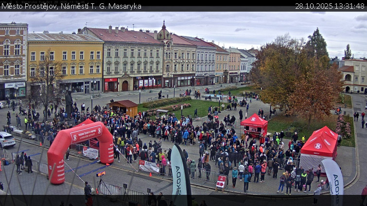 Město Prostějov - Náměstí T. G. Masaryka - 28.10.2025 v 13:31 Město Prostějov - Náměstí T. G. Masaryka - 28.10.2025 v 13:31
