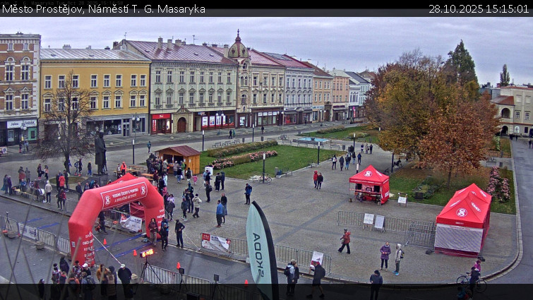 Město Prostějov - Náměstí T. G. Masaryka - 28.10.2025 v 15:15 Město Prostějov - Náměstí T. G. Masaryka - 28.10.2025 v 15:15