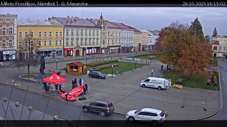Město Prostějov - Náměstí T. G. Masaryka - 28.10.2025 v 16:15 Město Prostějov - Náměstí T. G. Masaryka - 28.10.2025 v 16:15