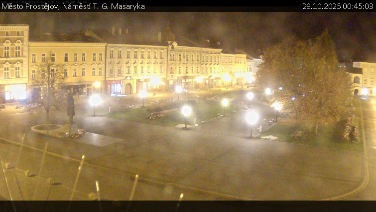 Město Prostějov - Náměstí T. G. Masaryka - 29.10.2025 v 00:45 Město Prostějov - Náměstí T. G. Masaryka - 29.10.2025 v 00:45