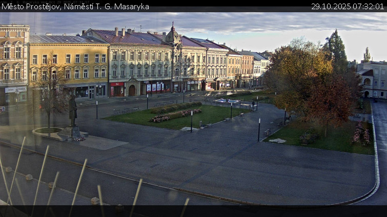 Město Prostějov - Náměstí T. G. Masaryka - 29.10.2025 v 07:32 Město Prostějov - Náměstí T. G. Masaryka - 29.10.2025 v 07:32