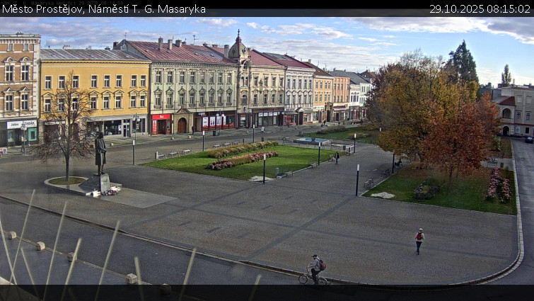 Město Prostějov - Náměstí T. G. Masaryka - 29.10.2025 v 08:15 Město Prostějov - Náměstí T. G. Masaryka - 29.10.2025 v 08:15