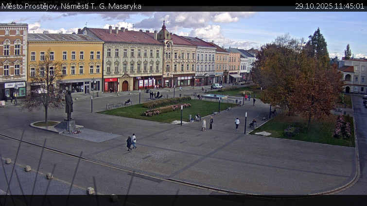 Město Prostějov - Náměstí T. G. Masaryka - 29.10.2025 v 11:45 Město Prostějov - Náměstí T. G. Masaryka - 29.10.2025 v 11:45