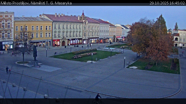 Město Prostějov - Náměstí T. G. Masaryka - 29.10.2025 v 16:45 Město Prostějov - Náměstí T. G. Masaryka - 29.10.2025 v 16:45