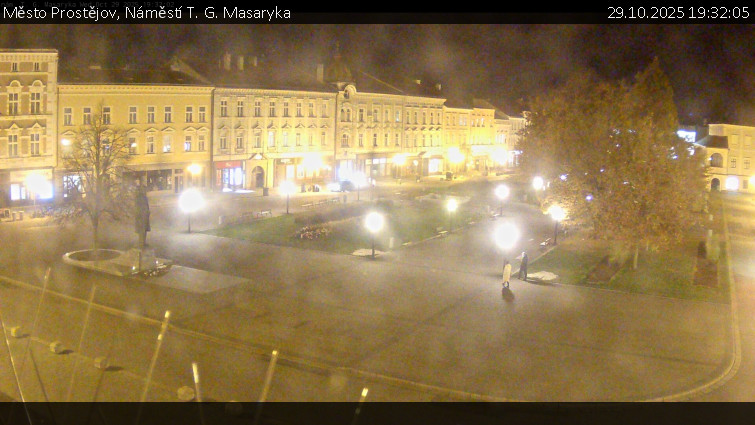 Město Prostějov - Náměstí T. G. Masaryka - 29.10.2025 v 19:32 Město Prostějov - Náměstí T. G. Masaryka - 29.10.2025 v 19:32