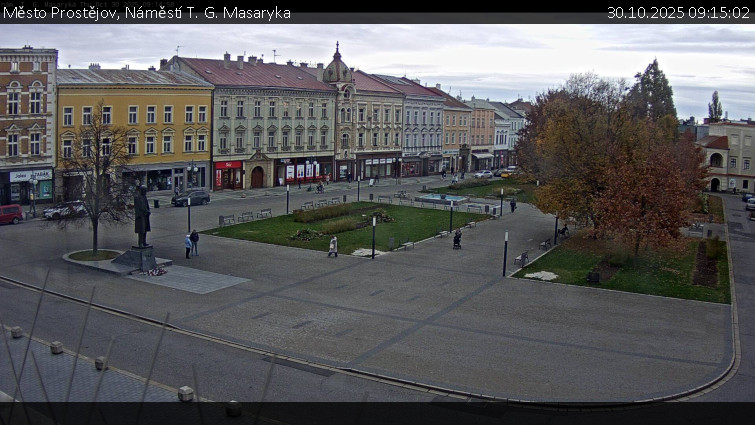 Město Prostějov - Náměstí T. G. Masaryka - 30.10.2025 v 09:15 Město Prostějov - Náměstí T. G. Masaryka - 30.10.2025 v 09:15