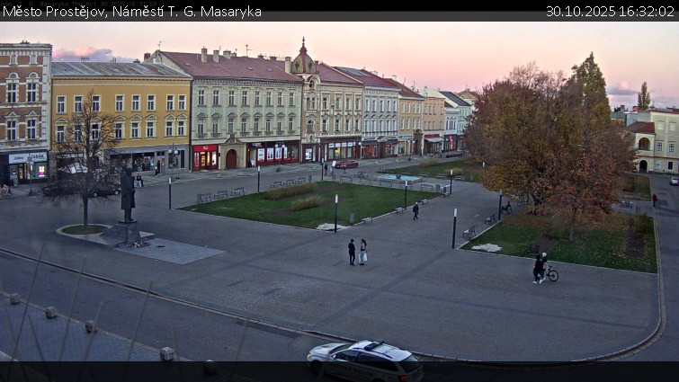 Město Prostějov - Náměstí T. G. Masaryka - 30.10.2025 v 16:32 Město Prostějov - Náměstí T. G. Masaryka - 30.10.2025 v 16:32