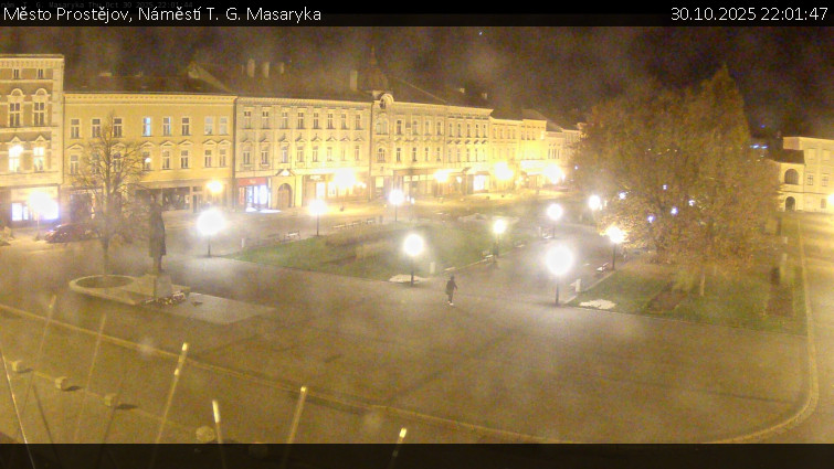 Město Prostějov - Náměstí T. G. Masaryka - 30.10.2025 v 22:01 Město Prostějov - Náměstí T. G. Masaryka - 30.10.2025 v 22:01