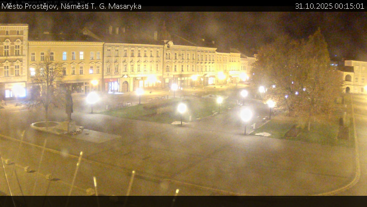 Město Prostějov - Náměstí T. G. Masaryka - 31.10.2025 v 00:15 Město Prostějov - Náměstí T. G. Masaryka - 31.10.2025 v 00:15